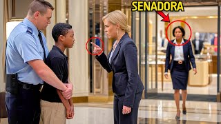 La Gerente Humilló Al Niño... Sin Saber Que Su Madre Era Una Senadora