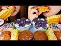 ASMR HONEYCOMB TOBLERONE CHOCOLATE LAVA CAKE RICE BALLS ICE CREAM 리얼사운드 먹방 Kim Liz ASM
