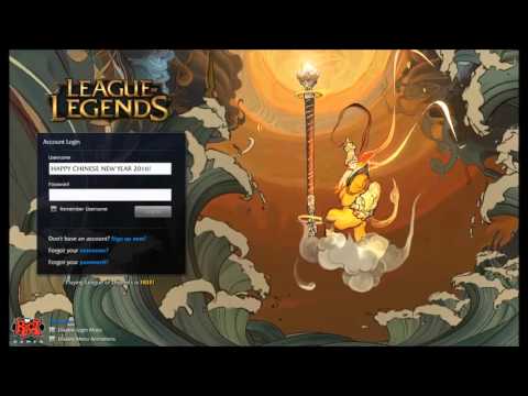League of Legends Lunar Revel Login Screen 2016 + Music