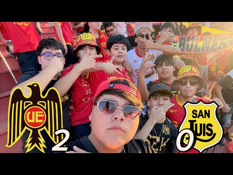 Reacción desde el estadio/ Santa Laura/ unión española vs san Luis de quillota 
