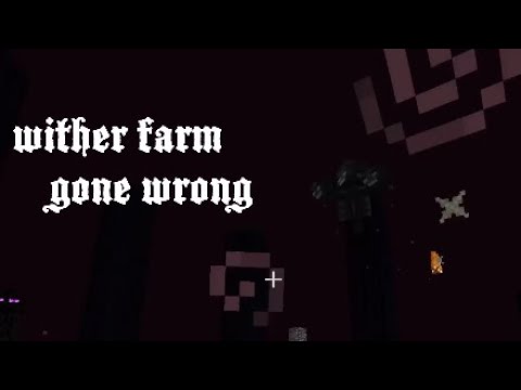Minecraft Bedrock 1.17 Wither farm gone wrong