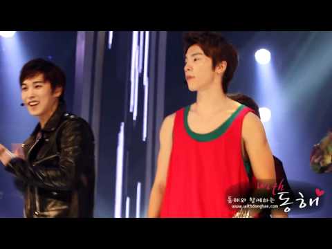 (fancam)110811 Donghae at Super Junior Mr. Simple 1st win Encore