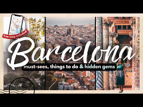 BEST THINGS TO DO IN BARCELONA FOR FIRST TIMERS W/ MAP (2024) | 10 Must-Dos, Hidden Gems & More!