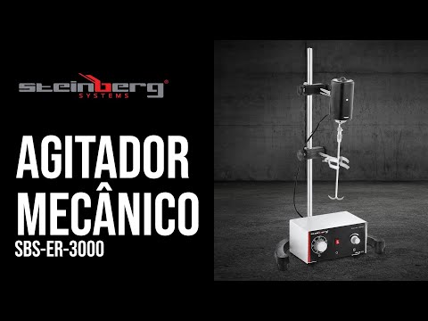 vídeo - Agitador mecânico - 3400 rpm.