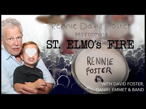 Rennie David Foster • Drumming St. Elmo’s Fire live with dad David Foster & proud Katharine McPhee
