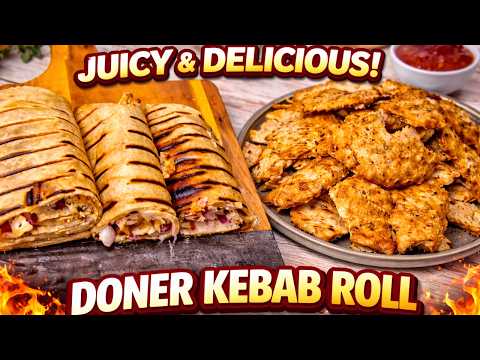 Doner kabab Roll | Viral Turkish Doner Kebab at Home Easily Step by Step | YN Food Affair
