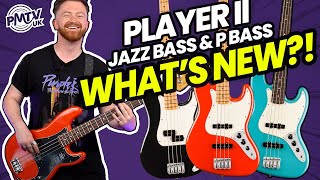 Video thumbnail for NEW For 2024 Fender Player II Jazz & Precision Bass! - Rosewood Boards, New Colours & More! by PMTVUK