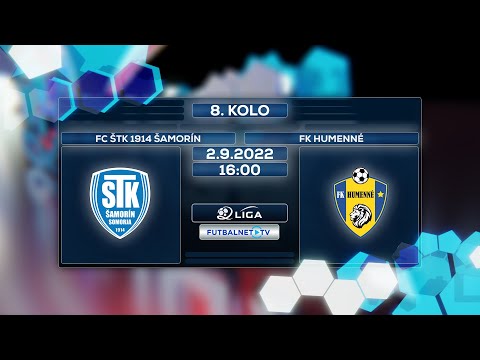 2.liga 2022/2023 8.kolo: FC ŠTK 1914 Šamorín - FK Humenné (zostrih)