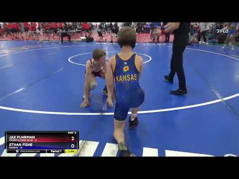 102 Lbs Semis & 1st Wrestleback (8 Team) - Jax Fuhrman, Pennsylvania Blue Vs Ethan Fishe, Kansas A