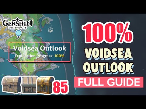 How to: Voidsea Outlook 100% FULL Exploration ⭐ Nod-Krai ALL CHESTS【 Genshin Impact 】