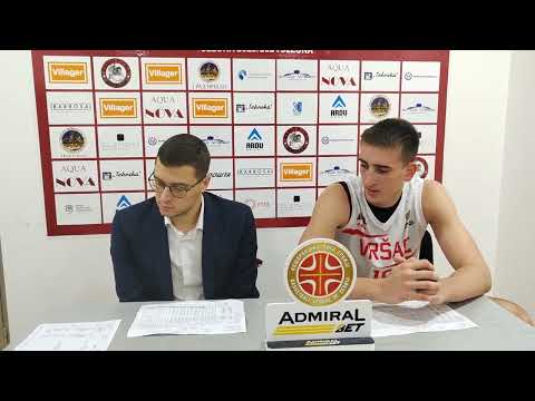 Press konferencija KK Vršac KK Metalac (91:85) 5.kolo AdmiralBet KLS 2023