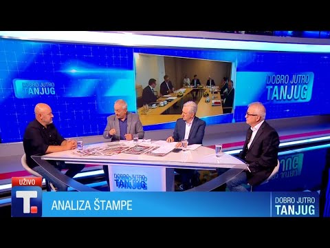 Analiza štampe 11.08.22. -  Marko Lakić i  Siniša Ljepojević • DOBRO JUTRO TANJUG