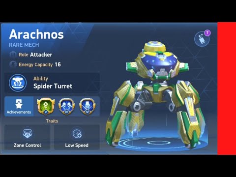 Arachnos 4 Star Upgrade | 1250 A-Coin | Mech Arena | Robot