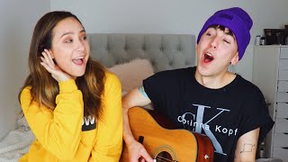WE FINALLY TRIED TO SING ON CAMERA!!