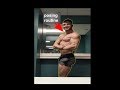 Morning back training - post workout posing bodybuilder/bodybuilding/men's physique