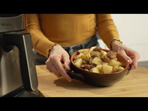 Salsiccia e patate in friggitrice ad aria - Ariete