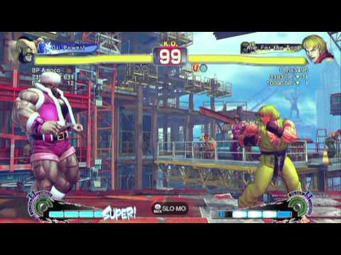 SSF4 AE: BP Amoco(Zangief) vs Chris3495(Ken) - HD 720p