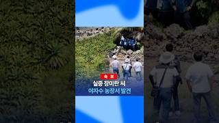 Download lagu [속보] 실종 장미란 씨 야자수 농장서 발견 / 채널A #shorts #DLAB mp3