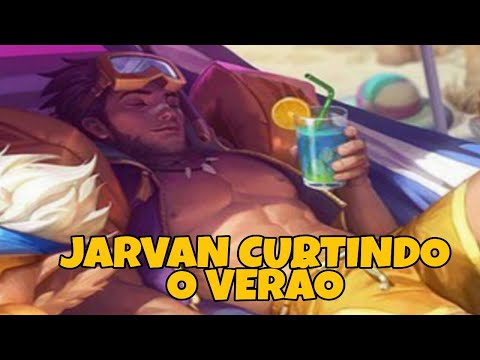 SKIN JARVAN IV  CURTINDO O VERÃO || POOL PARTY JARVAN IV  - GUERREIROS DO NEXUS