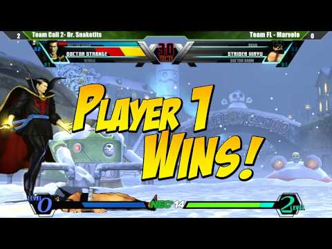 UMVC3 @ Curleh Mustache Battle Royale 2 - Team Cali 2 vs Team Florida