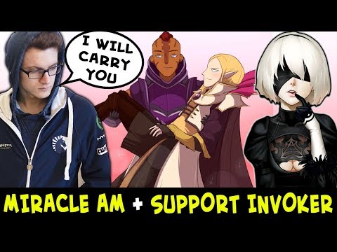 Miracle ANTI-MAGE + support INVOKER 2B — same lane