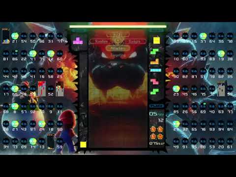 i got 6th place again w/ me being not sure where to place pieces in tetris 99 today!!!