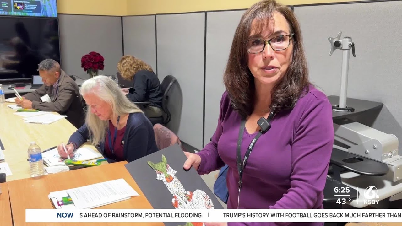 Hospice volunteers turn art into therapy for dementia patients