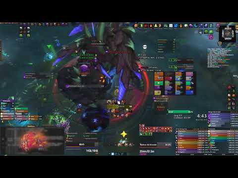 Phoenix vs Mythrax the Unraveler [Mythic Uldir] Feral Druid PoV