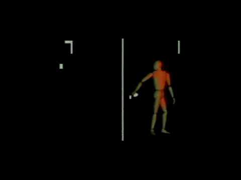 Pong Man (1977) - First polygonal full body animation