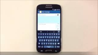 How to Send a Text Message - Samsung Galaxy