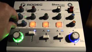 Video thumbnail for Sherman Rodec Restyler with With Synthesized Drums from Modular by darksideothetune
