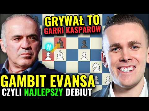 NAJLEPSZY debiut dla początkujących! Gambit Evansa - Szachy Dla Początkujących | Michał Kanarkiewicz