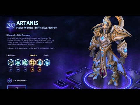 Heroes of the Storm - Artanis Guide