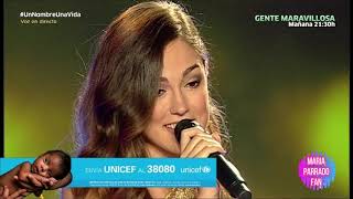 Maria Parrado &amp; Luis Cepeda - No creo en nada (Gala Unicef)