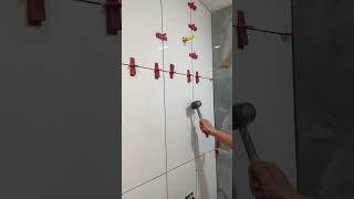 How to remove tile leveling system