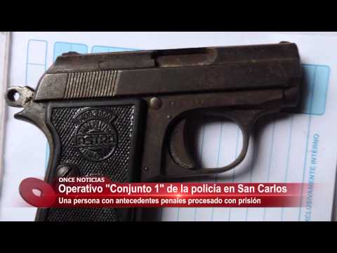 Operativo Conjunto 1 en San Carlos 03/09/2015