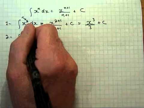 Intégration d'une puissance de x