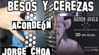 #INSTRUCCIONAL Besos Y Cerezas - Ramon Ayala en Acordeon de Sol (Con Adornos)