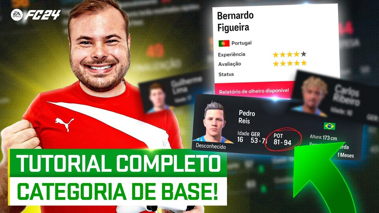 FC 24 | Como SALVAR a CATEGORIA DE BASE do seu time no MODO CARREIRA!