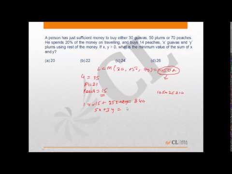 Mock CAT 2014 19 Q 1