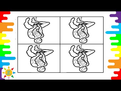 Amazing Spiderman In Different Colors  Coloring | Prismo - Stronger [NCS Release]