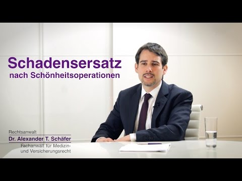 Schadensersatzansprüche wegen fehlerhafter Schönheits-Operationen