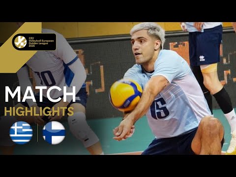  Highlights | Greece vs. Finland - CEV Volleyball European Golden League 2025 | Men 