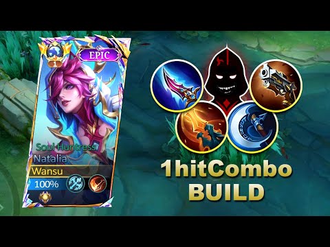 BEST NATALIA 1 HIT COMBO BUILD 🔥 NATALIA CRIT AND PENETRATION BUILD | Mobile Legends