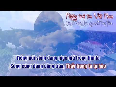 karaoke Những trái tim Việt Nam beat chuẩn