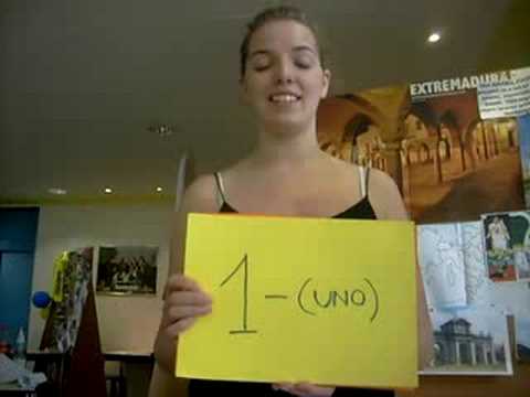 Counting from 1 to 10 in Spanish