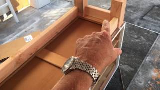 Dresser makeover DIY.  Easy Add legs Up Cycle Free Craig's list  dresser. Great project