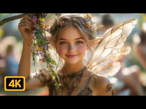 Fantasy | Cozy | A Peaceful Day in the Fairy Village [AI Music Video]