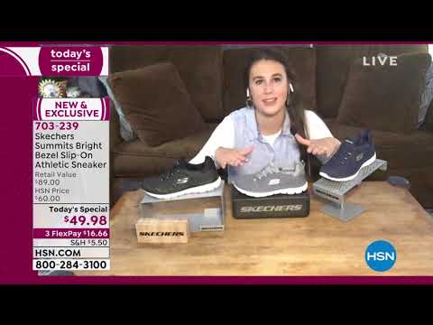 Skechers Summits Bright Bezel SlipOn Athletic Sneaker