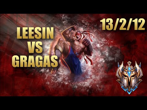 JAG Malrang Leesin Jungle Vs Gragas - KR Challenger Match Summary Patch 9.19